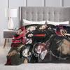 G-Gerard Way MCR Soft Blanket  Novelty Travel Office Throw Blanket Couch Chair Flannel Bedspread Sofa Bed Cover