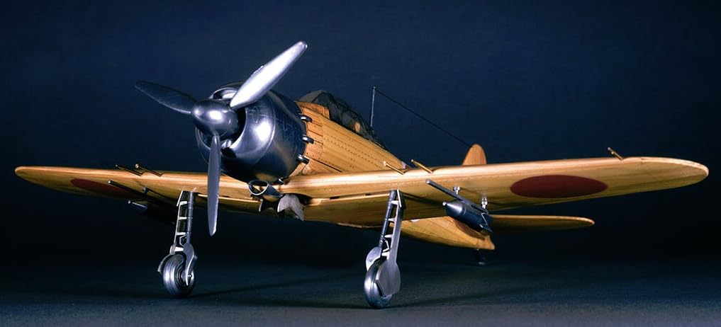 Woody Joe 1/24 Деревянная модель истребителя Zero Сборный комплект (Самолет)