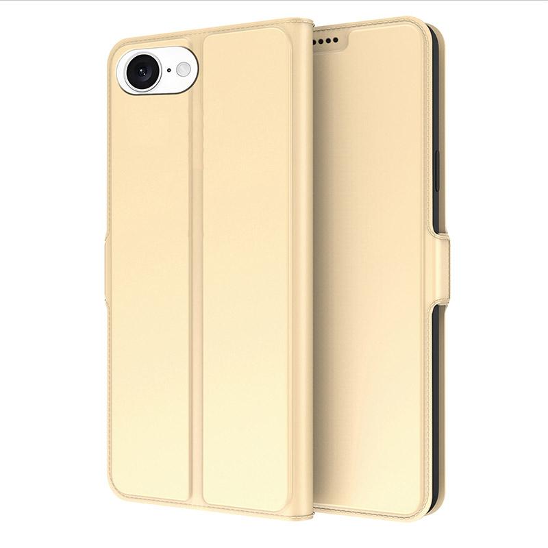 For iPhone 16e Case Shockproof TPU Inner Shell Leather Phone Cover Card Slot