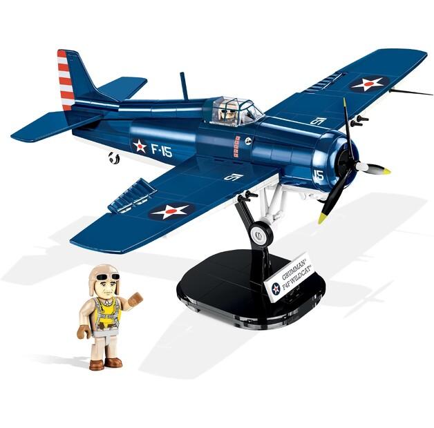 Конструктор пластиковый COBI Historical Collection WWII F4F Wildcat COBI-5731