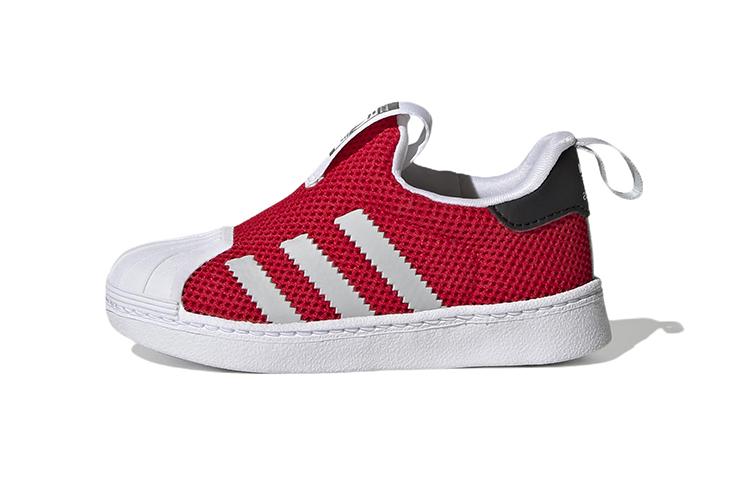 adidas Оригинальные SUPERSTAR 360 Повседневные Низкие Кеды для Скейтборда Красные Для Младенцев и Малышей GZ5036