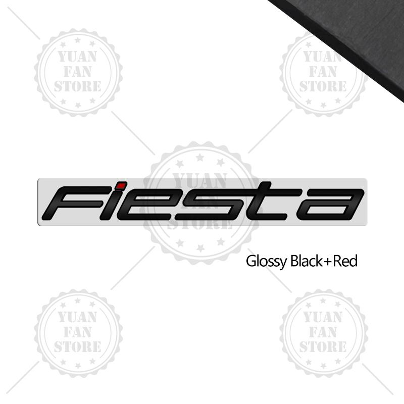 1PCS Metal Letter For Ford Fiesta ST Line New Old Styles 3D Emblem Car Rear Trunk Decals Badge Auto Accessories Styling
