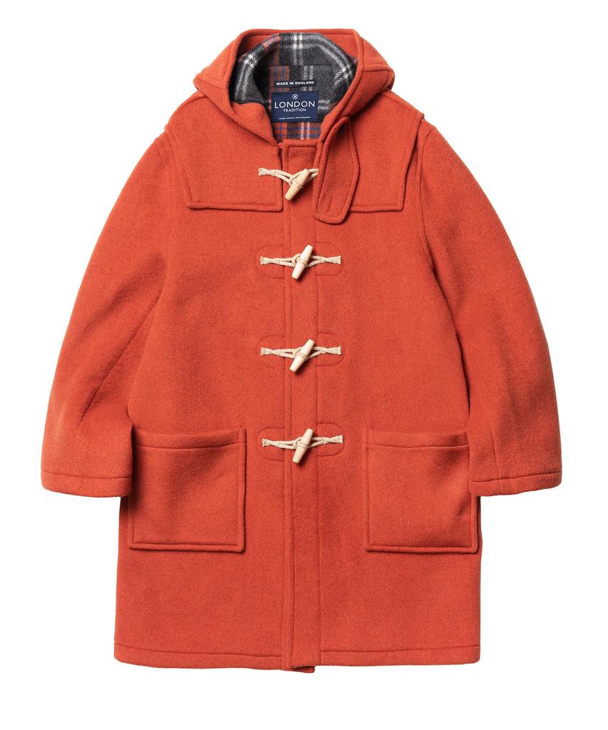 Londontradition Martin Mens Duffle Coat - Orange 224