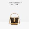 Fashion retro single shoulder oblique span bag women's 2025 new high-end texture explosive bucket bag versatile foreign gas bag