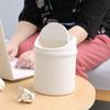 Small Tabletop Trash Can With Lid, Household Office Desk Storage Box, Bedroom Cleaning Work Area Mini Trash Bin