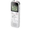 Sony IC Recorder 4GB Linear PCM Recording Compatible with Built-in FM Radio Tuner White ICD-PX470F W