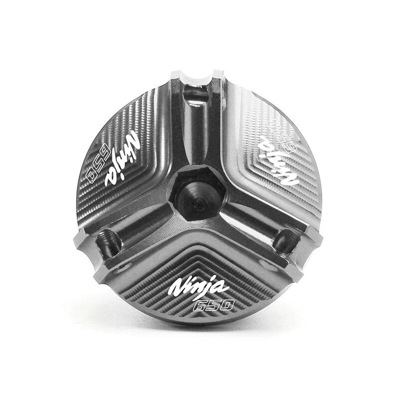 Для Kawasaki NINJA 650 NIINJA650-2023 аксессуары для мотоцикла, передняя и задняя крышка бачка тормозной жидкости, крышка заливной горловины моторного масла