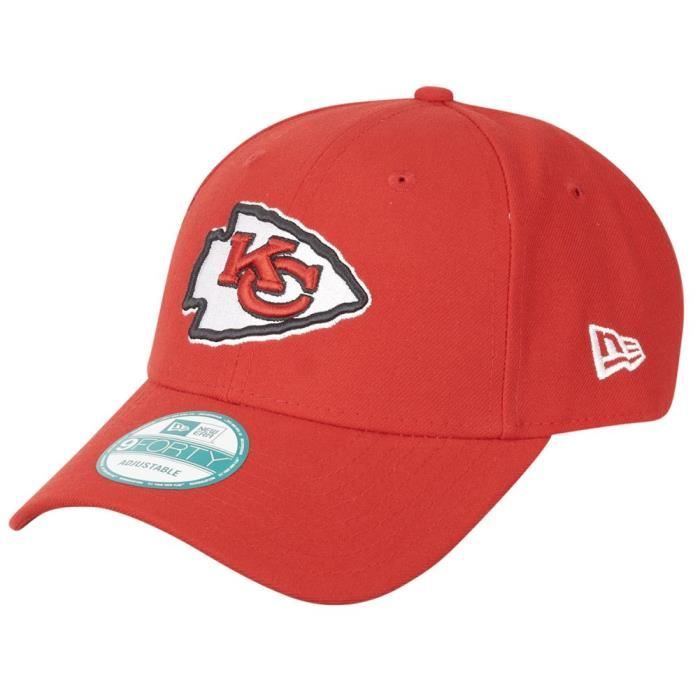 Casquette 9FORTY - New Era - NFL Kansas City Chiefs - Rouge - 100% Polyester - Mixte
