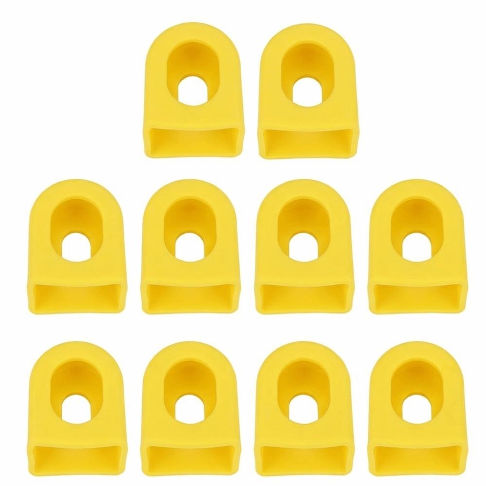 10PCS Silicone Cycling Crank Boot Soft Crank Arm Cover Cycling Crank Boot Protectors Mountain Bike
