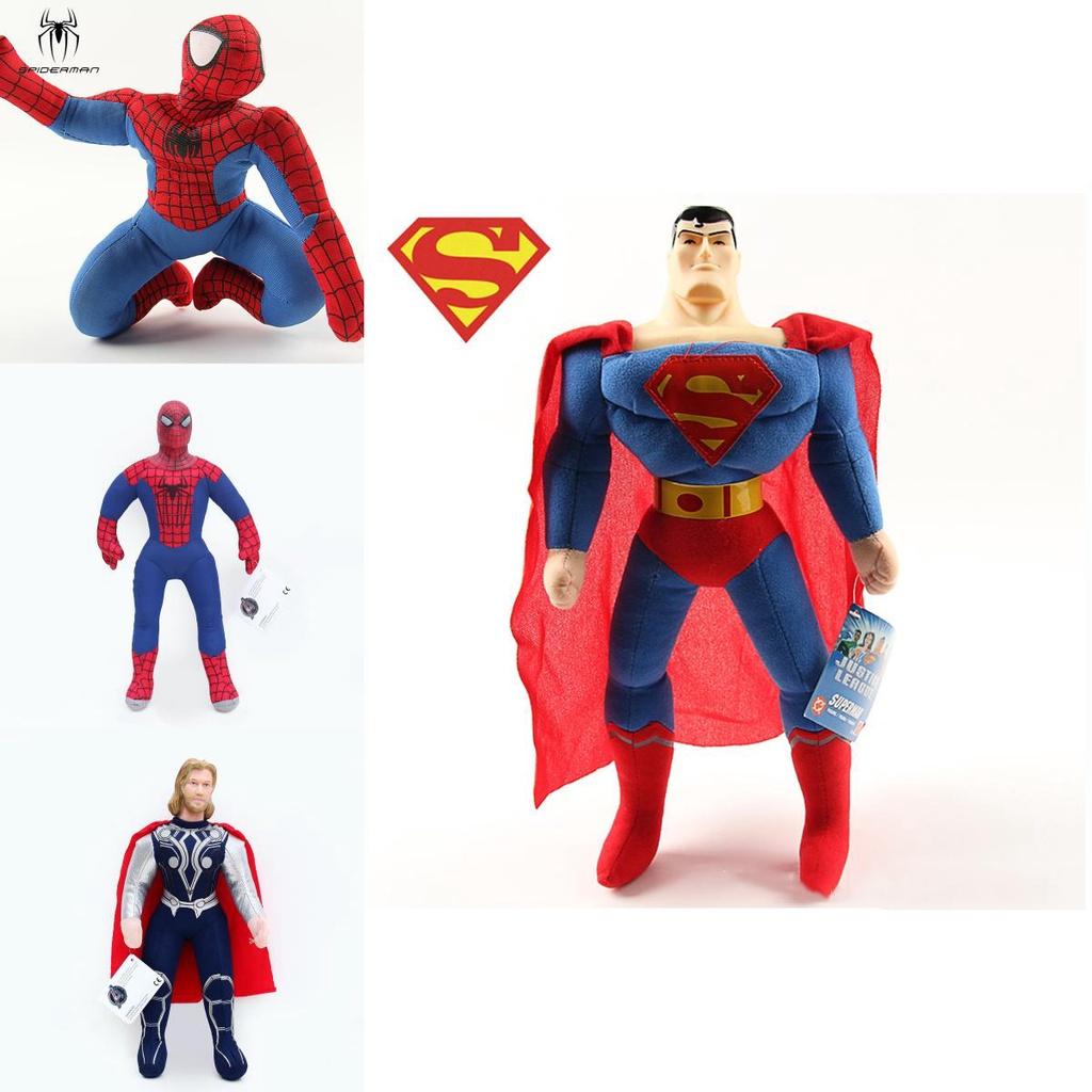 Плюшевые игрушки Мстителей премиум-качества с мягкими куклами Тора, Халка и Капитана Америки для детей