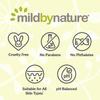 Mild By Nature Портативное дезинфицирующее средство для рук, без спирта, лемонграсс, 2 жидких унции (60 мл)