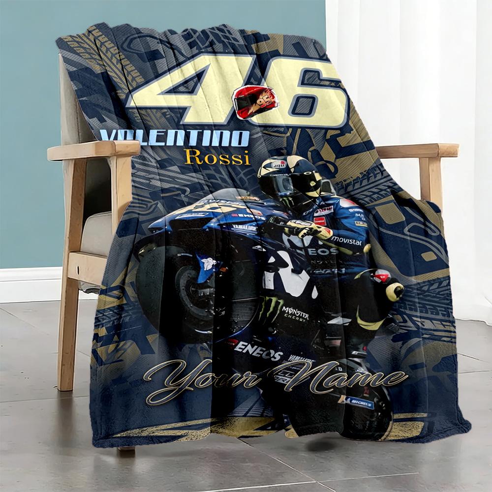 Jorge Lorenzo Personalized Name Blanket Throw Personalized Blanket Soft Cozy Perfect For Office Chair Office Nap Bedding For All Occasions