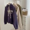 Women Long Sleeve O Neck Loose Pullovers Female Tops Solid Color Sweatshirts