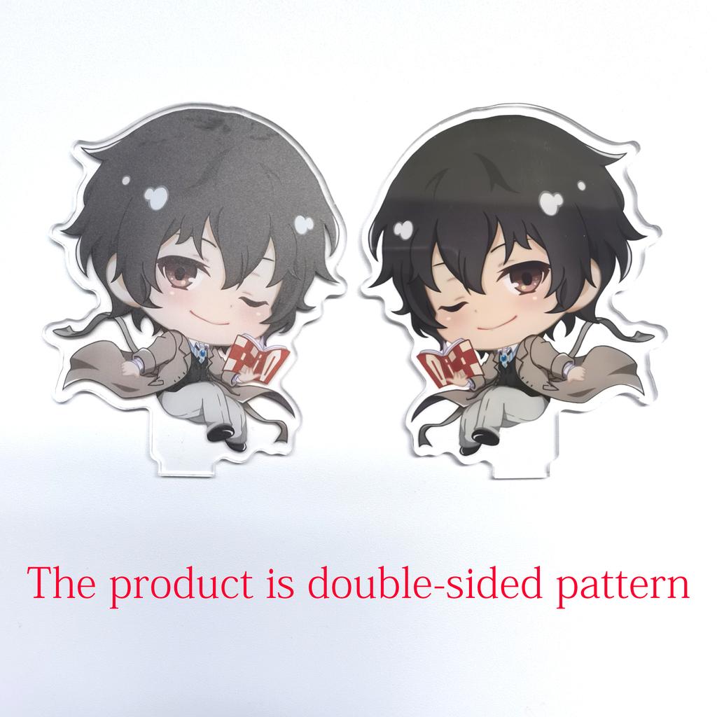 Акриловые Панельные Украшения Акриловая Подставка Bungo Stray Dogs Дазай Осаму Ода Сакуносукэ Фигурка Модель Пластина Настольный Декор Рождественские Подарки
