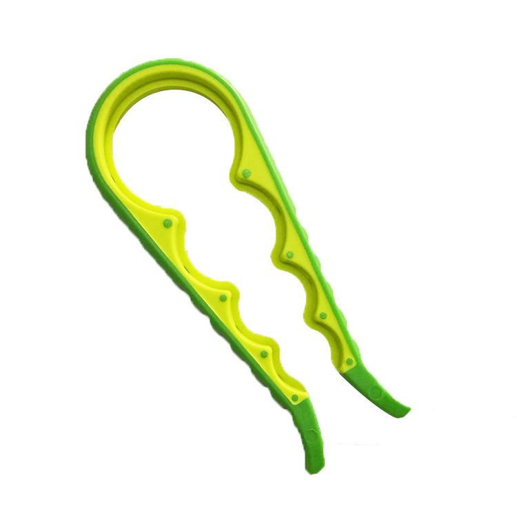 Многофункциональная нескользящая открывалка для пластиковых бутылок с винтовой крышкой, открывалка для банок с винтовой крышкой, открывалка для консервных банок 4-в-1, открывалка для консервных банок