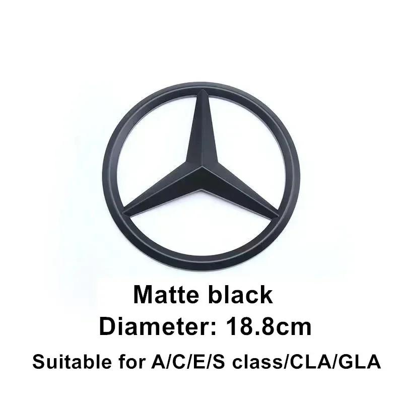 1 шт. ABS Наклейка-эмблема на решетку радиатора автомобиля для Mercedes Benz W204 W205 W210 W211 W212 W213 C E Class GLA GLK ML GLC GLE
