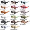 Ins Popular Retro Eyewear Oval Sun Glasses Oversized Sunglasses Sun Glasses Thick Frame