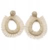 Lightweight Straw Earrings For Summer