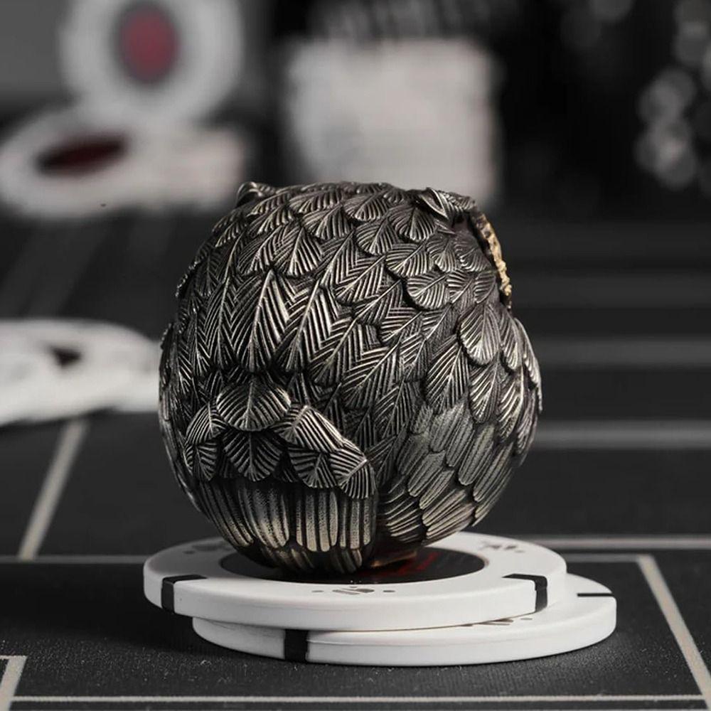 The Wise Watcher of The Felt Lucky Owl Guardian Realistic Owl Beads Pendant Owl Animal Figurines Energy Lucky Decor Home Decor