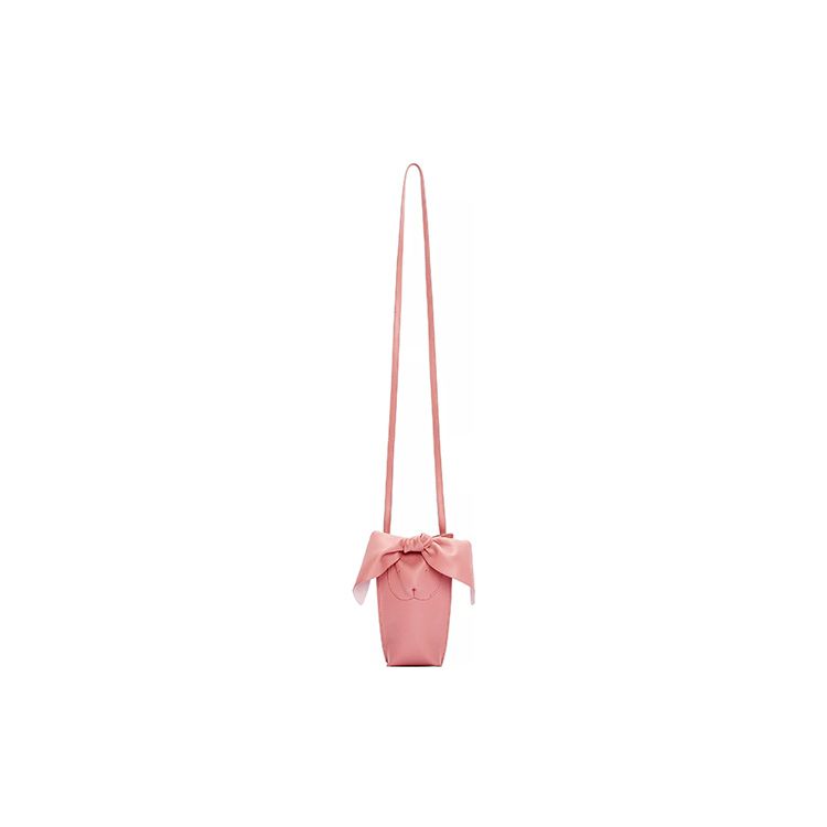 Loewe Rabbit Shape Magnetic Closure Leather Shoulder Crossbody Bag Women Shoulder Bags Pink C623W48X01-8765