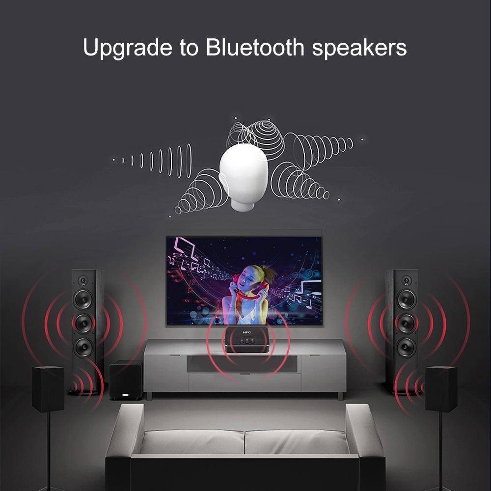 BT200 NFC Bluetooth 5,0 аудиоприемник беспроводной стерео Bluetooth аудио адаптер NFC 3,5 мм AUX RCA музыкальный звук автомобильный динамик новейший