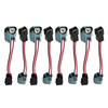 8pieces LS1 LS6 LT1 EV1 Engine wire Harness w/ LS2 LS3 LS7 EV6 Injector Adapters