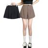 Small Design High Waist Suit Shorts for Women In Summer New Slim Straight Wide-leg A-line Pants