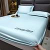 Ice Silk Bed Sheet, Summer Bedspread, Three-piece Set, Machine Washable Protective Cover, Non-stick Woolen Sheets
