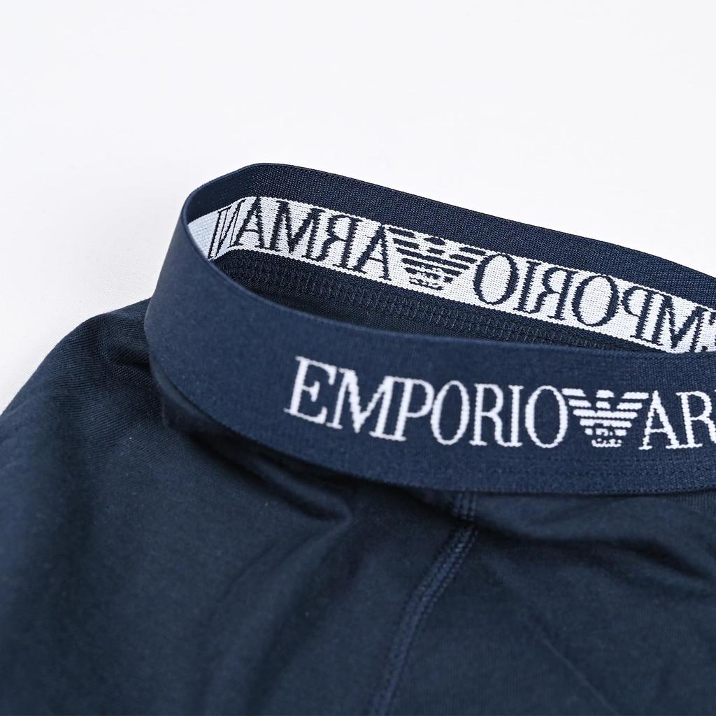 Emporio Armani Underwear Boxer Shorts 3 Pack Black Navy Gray M Size 111610 CC722 94235 M Men's [Item]