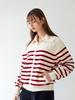 NITINA Soft Wool Zip-Up Cardigan Iv/Re