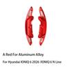 Для Hyundai IONIQ 6N 2026-2026 Алюминиевый сплав Накладка на подрулевой переключатель Скорость Декоративные Аксессуары