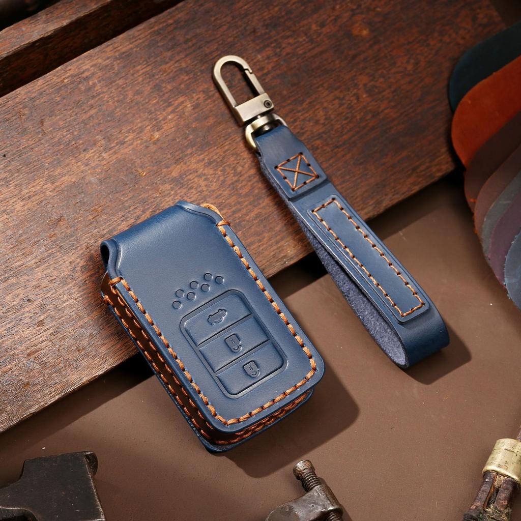Car key cover is suitable for Honda key cover Civic Accord handmade leather key cover