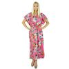 Women Long Cotton Kaftan Floral Night Wear Classic Caftan Dress