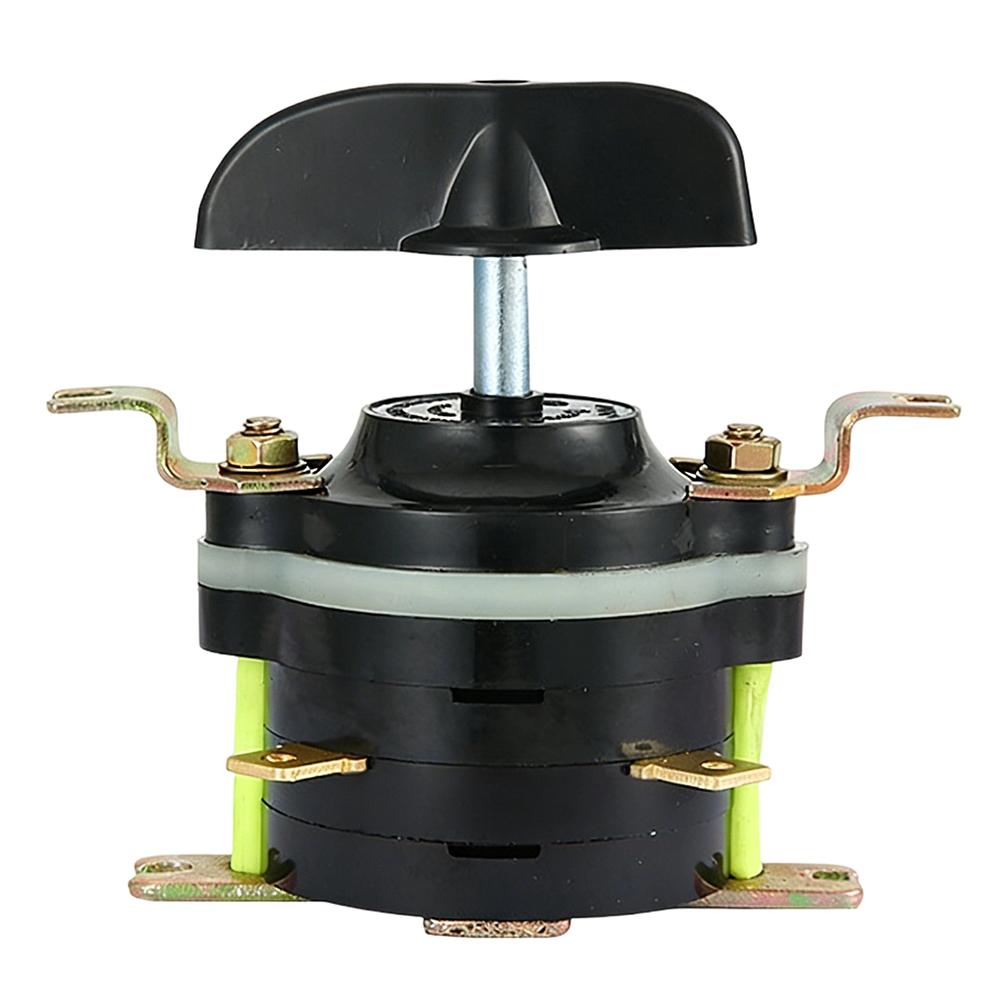 KDH Welding Gear Switch 25A 50A 220V to 380V Wooden Base Combination Switch Copper Contacts 115mm 140mm Height