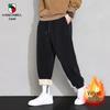 Мужские зимние сужающиеся брюки из плюшевого флиса VANCAMEL