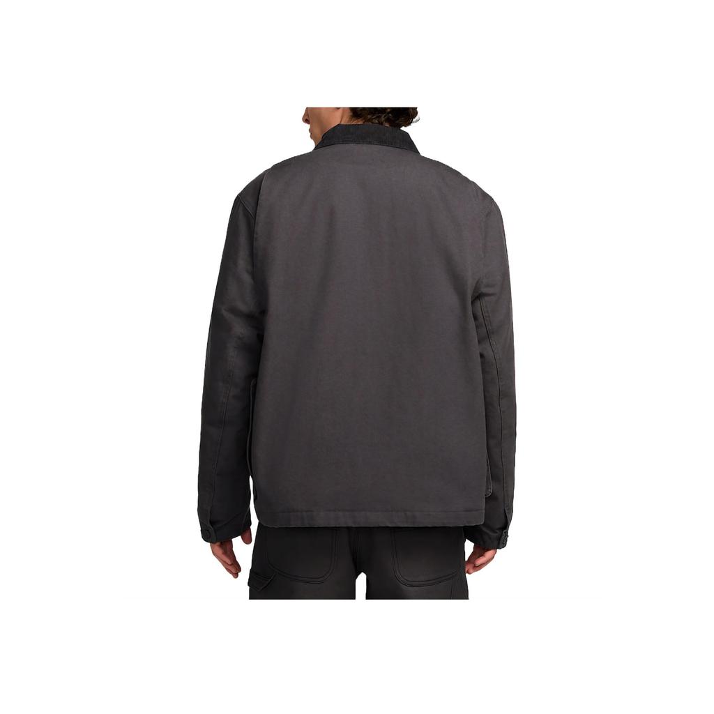 Nike Swoosh Life Удобная Мягкая Универсальная Однотонная Куртка Мужская Куртка Уголь FZ0132-060