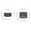 72Pcs Plastic Plastic Mounting Clip Inner diameter 55*9mm Bed Frame Fitting  Wooden board connection
