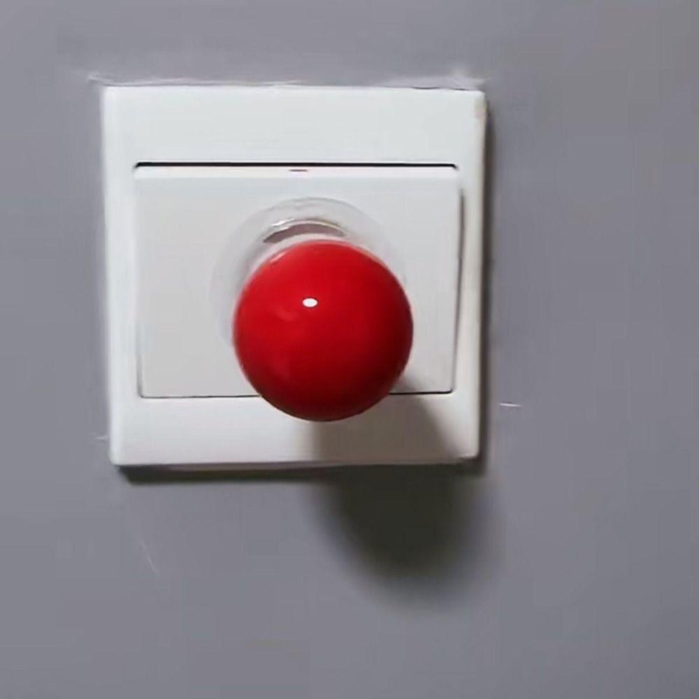 Red Black Switch Cover Plastic Wall Decor DIY Custom Switch Lever Cover Wall Stickers