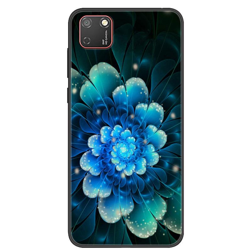 For Huawei Y5P Case Black Bumper Silicone TPU Soft Phone Cover For Huawei Y5P 2020 DRA-LX9 Y5 P Case Cartoon Fundas Y 5P