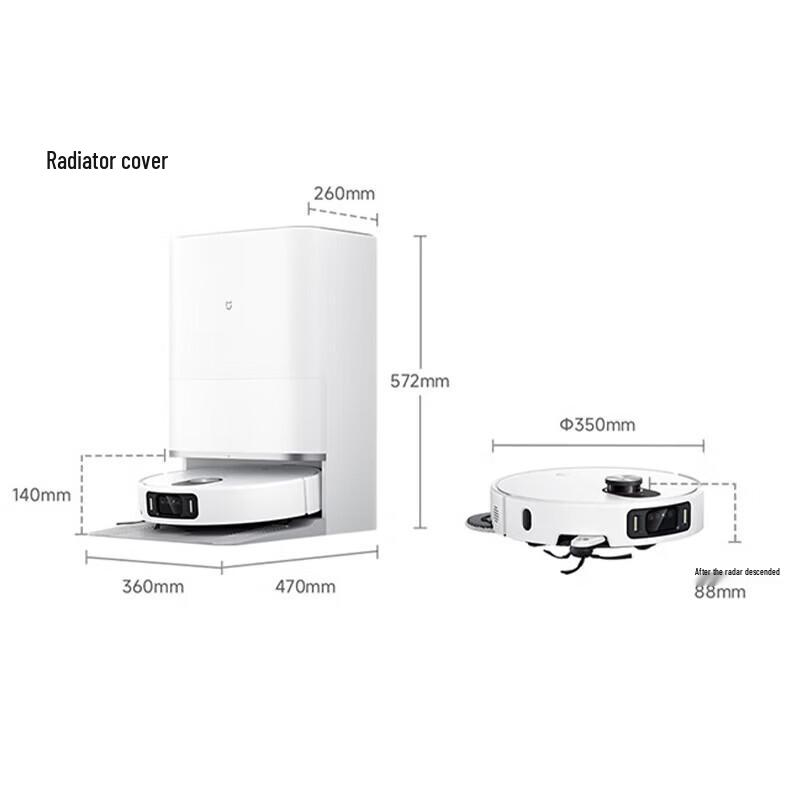 Робот-пылесос с функцией влажной уборки Xiaomi AI Robot Vacuum Mop 5 Pro