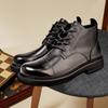 Ботинки Martin мужские кожаные британские повседневные кожаные туфли деловая помощь мужские большие кожаные ботинки мягкие подошвы короткие ботинки