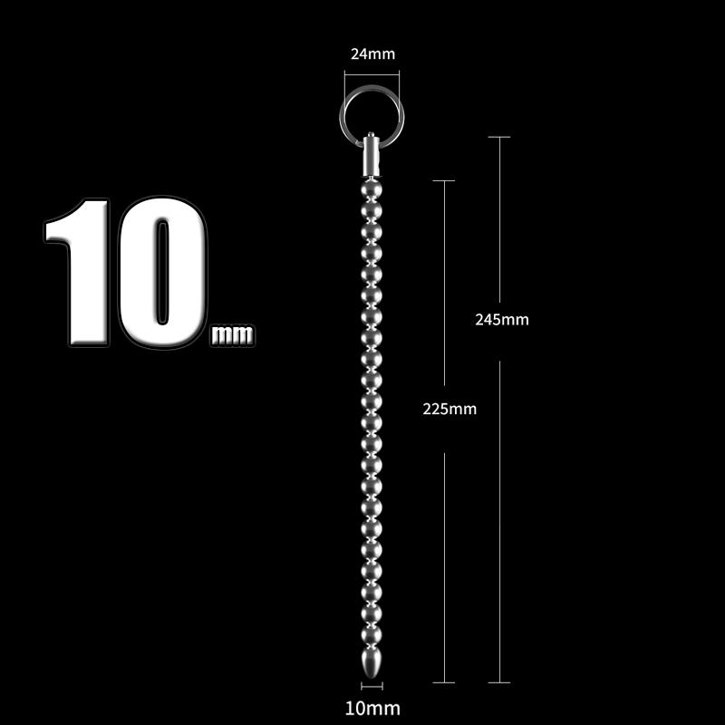 Нержавеющая сталь уретральные звуковые расширители пенисная пробка вставка стимуляция катетер бусины мужской мастурбатор секс-игрушки для мужчин