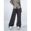 Серые спортивные штаны женские Y2k свободные брюки свободного покроя корейский уличный стиль повседневные широкие брюки спортивные штаны в стиле Харадзюку