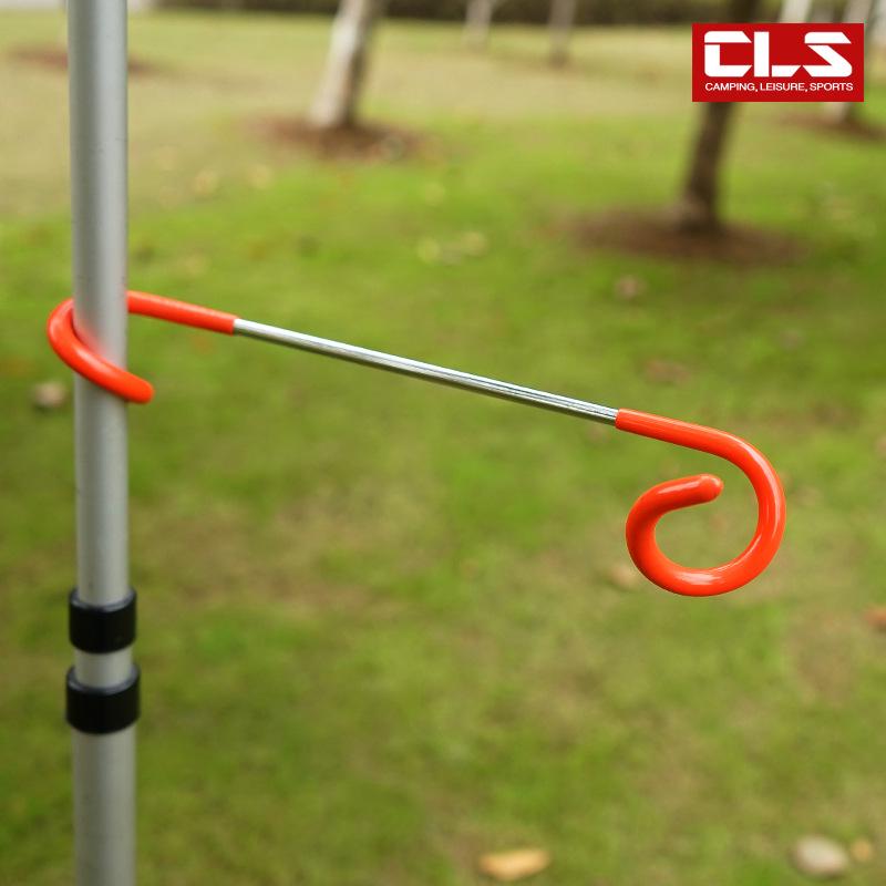 Outdoor Camping Tent Light Hook - Multifunctional S-Shaped Double-Headed Spiral Hanger
