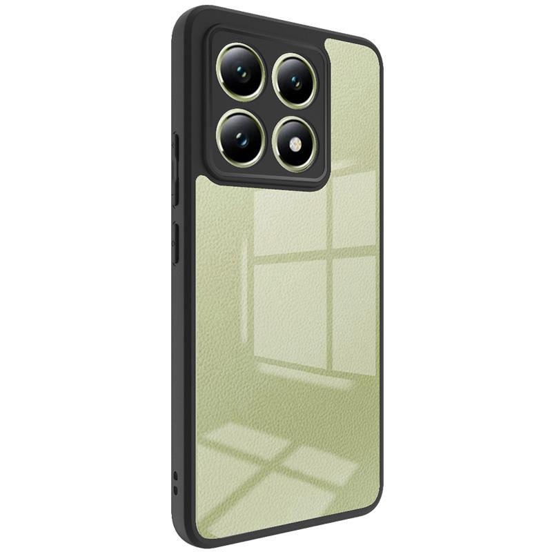 Для Xiaomi 14T Прозрачный чехол ТПУ+ПК Чехол для телефона Усиленные углы