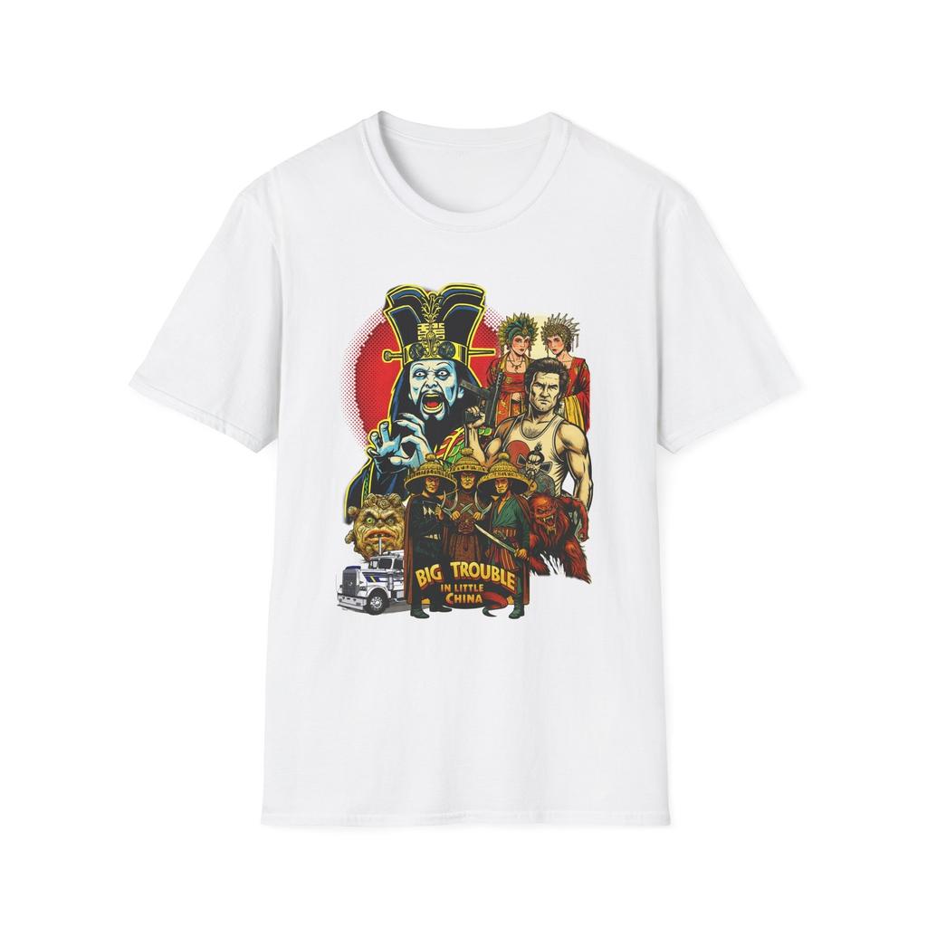 Big Trouble in Little China T-Shirt Mens Kids Mens Womens Tees Top, Jack Burton Movie Tee, Retro Cult Classic