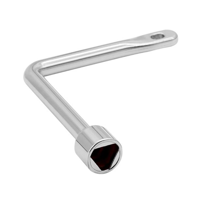 Metric L Shaped Angled Triangle Socket Wrench Zinc Alloy Double Head Elbow Wrench for Elevator Mechanic Repair Tool