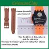 High-quality Silicone Watch Band For Swatch Multiple Colors Available 16mm 17mm 19mm 20mm