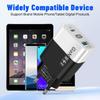 Новое 33-ваттное USB-зарядное устройство GaN с QC 3.0 и PD, поддерживает быструю зарядку 9 В и 12 В - Стандарт США/ЕС.