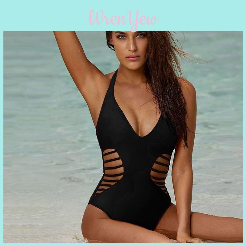 Swimwear Sexy Womans One Piece Swimsuit Monokini Bathing Bikini Padded Push Up